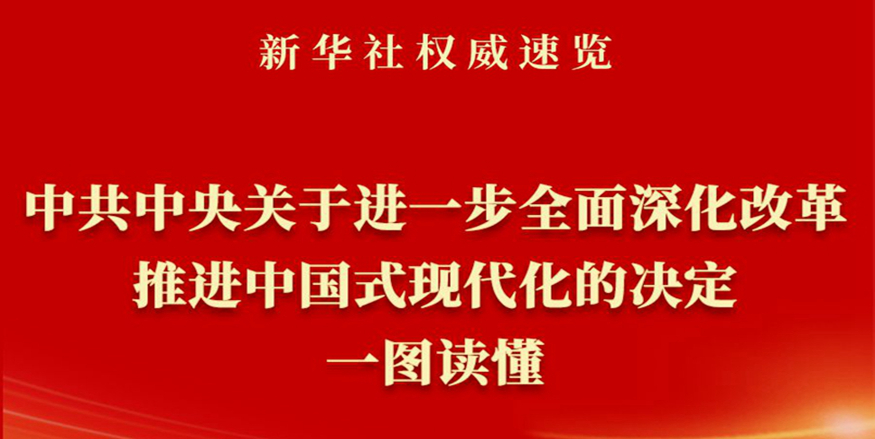 《中共中央關于進一步全面深化改革、推進中國式現(xiàn)代化的決定》一圖讀懂